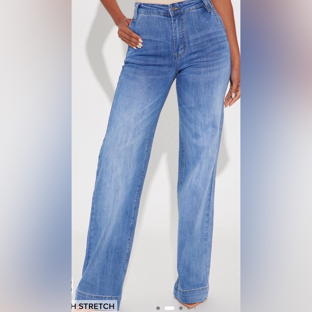 Headline: Fashion Nova High Rise Flare Jeans // Tall Friendly!
